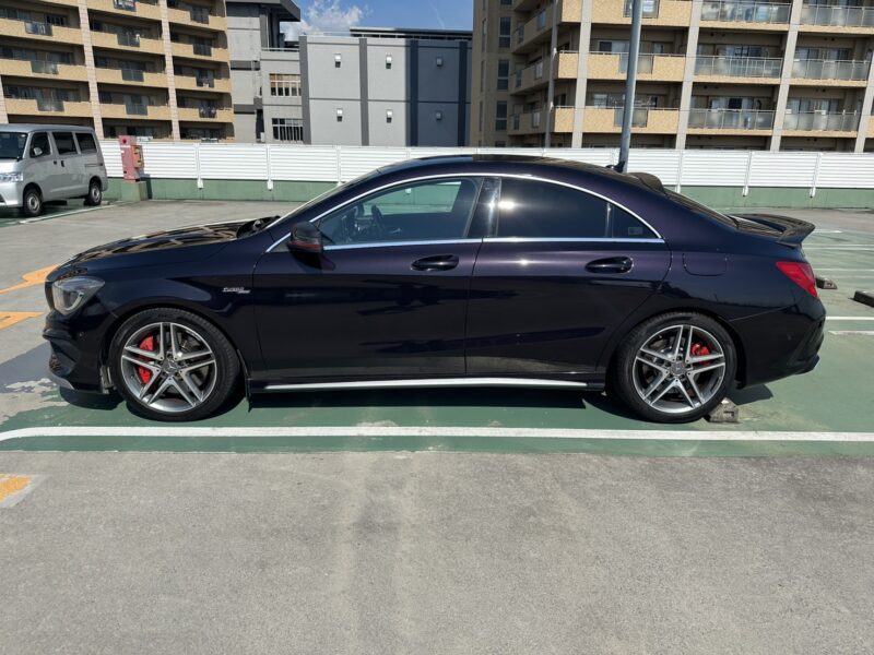 AMG CLA45 4マチック★走行中TV視聴★タイヤばり山★赤キャリ★赤ステッチ★デイライト★業界最安画像3