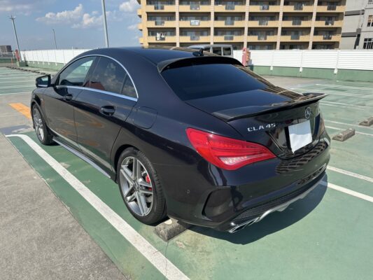 AMG CLA45 4マチック★走行中TV視聴★タイヤばり山★赤キャリ★赤ステッチ★デイライト★業界最安画像6