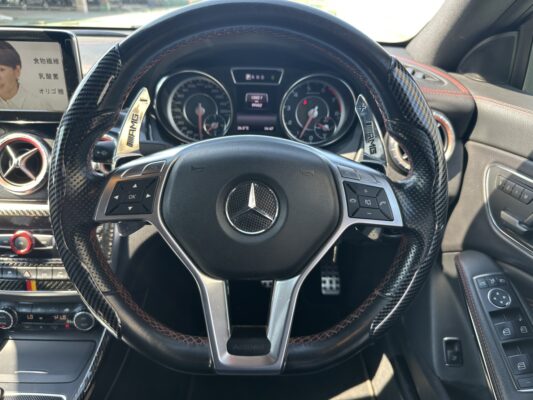 AMG CLA45 4マチック★走行中TV視聴★タイヤばり山★赤キャリ★赤ステッチ★デイライト★業界最安画像14