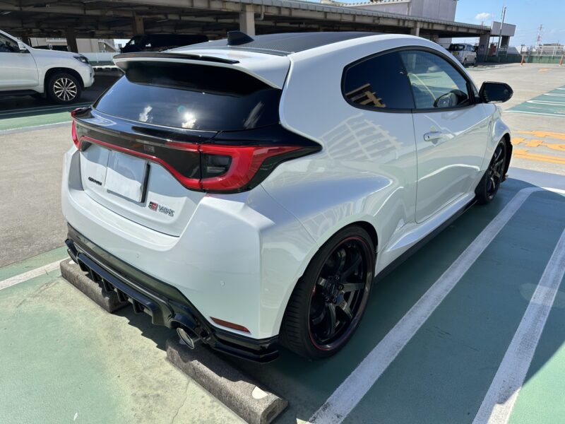 GRヤリス RZ ハイパフォーマンス 4WD★R7税金完納★新車並み★後期★極良極美★純正GRフルエアロ★カーボンルーフ★6MT★ハーフレザー★オートクルーズ★業界最安画像6