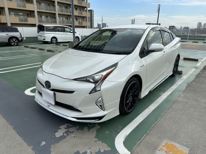 プリウス Sツーリングセレクション モデリスタ★車検ロング★モデリスタエアロ★走行中TV視聴★シートヒーター★業界最安画像0